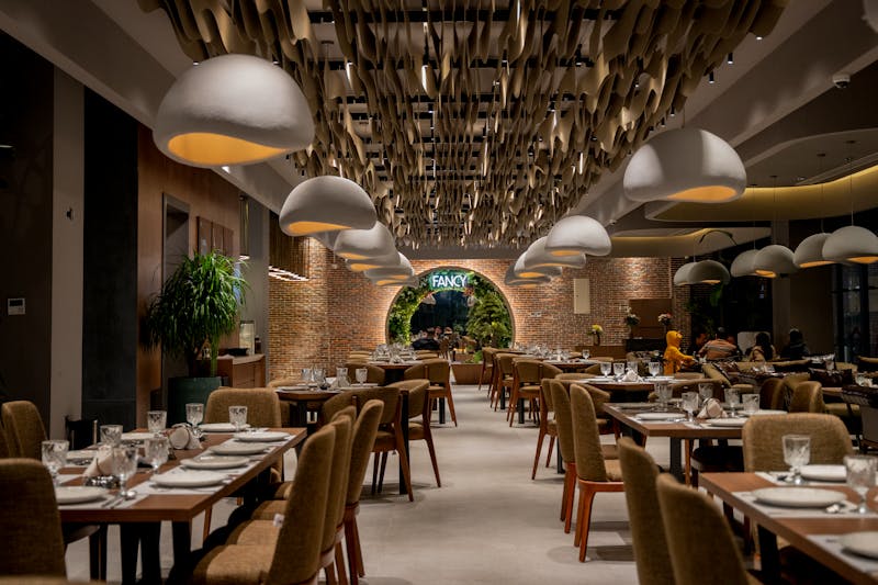 Warm and inviting Costa Vida dining room interior